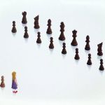 Girl With a Pawn by Her Side